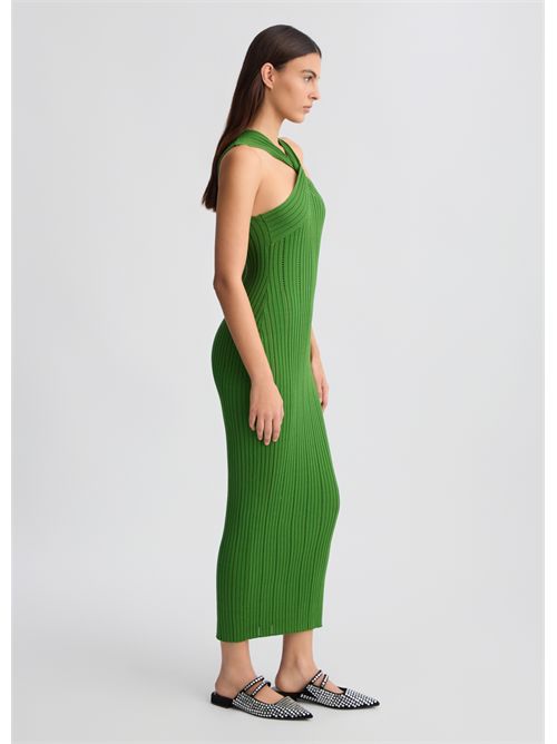 dress woman green LIU JO | WA5190MS55N/80135